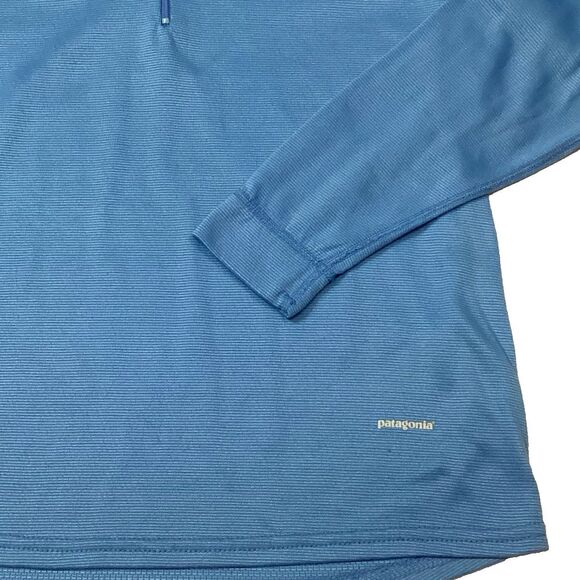 Patagonia Apilene Jacket -Women's Sz Small -Ocean Blue -Long-Sleeve -Quarter-Zip - Picture 2 of 9